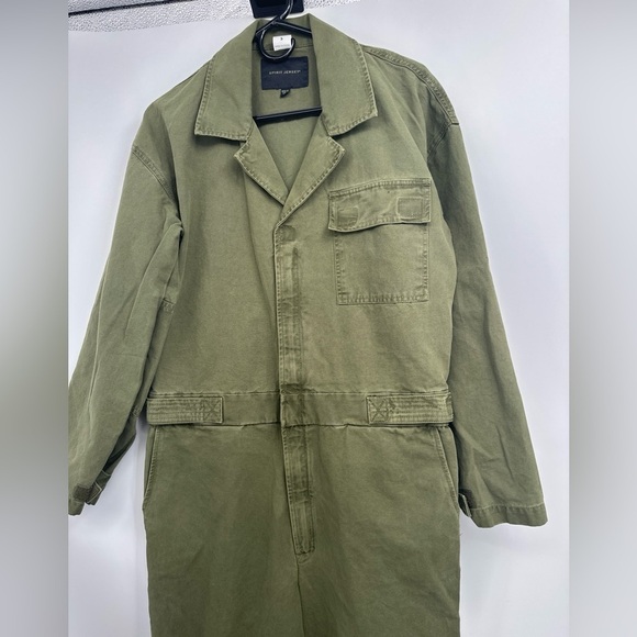 Spirit Jersey Army Green Jumpsuit Small NWOT Unisex Work suit - Picture 2 of 5